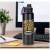Custom Full Color Endurance Bottle Powder Coated - Black Lifestyle View 