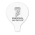 Custom Balloon Vinyl Jar Opener - White 