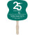 Custom Stock Shape Hand Fan - Hourglass