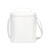 Custom Avian Rowan Marshmallow Recycled Nylon Lunch Cooler - Aware - White Back View