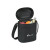 Custom Avian Rowan Black Recycled Nylon Lunch Cooler - Aware - Black Open View