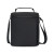 Custom Avian Rowan Black Recycled Nylon Lunch Cooler - Aware - Black Back View