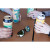 Custom CapeShades Recycled Bamboo Sunglasses Black Frame - Green In use