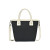 Custom Mini Market Street Crossbody Tote - Black Back view