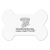 Custom Dog Bone Vinyl Mat - White 