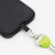 Custom Phone Wristlet - White In use