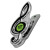 Custom Treble Clef Magnetic Clip - Black with silver