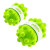 Custom Push Pop and Spinner Ball - Lime Green