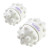 Custom Push Pop and Spinner Ball - White 