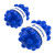 Custom Push Pop and Spinner Ball - Blue 