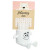 Custom Bristle Buddy Flexible Phone Stand - White In use