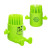 Custom Bristle Buddy Flexible Phone Stand - Lime green