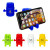 Custom Bristle Buddy Flexible Phone Stand - All Colors