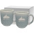 Custom 17 oz. Etched Comfort Collection Bistro Mug Gift Set