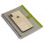 Custom Centrum Spiral Notebook With Elastic Closure - Gray/green Lifestyle