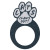 Custom 14" Foam Small Paw Visor - Navy blue