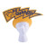 Custom 17" Foam Lightning Bolt Visor - Bright gold