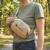 Custom Sustainable Cork - RPET Everywhere Belt Bag - Fanny Pack - Lifestyle View 