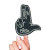 Custom 6.5" Two Fingers Foam Mini - Navy blue