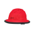 Custom The Judge 6-point Ratchet Type I Vented Full Brim Hard Hat - Red