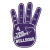 Custom 17" Four Fingers Foam Mitt
