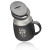 Custom 11 oz. Stainless Steel Coffee Mugs with Lid - Top View