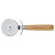 Custom Tuscany 2-Piece Pizza Cutter Set - Brown with Cutting wheel