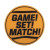 Custom 12" Tennis Ball Foam Mitt - Bright gold 