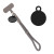 Custom HypeStrap Adjustable Phone Wristlet - Taupe 