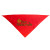 Custom rPET Digitek Pet Bandana - Large - Red 