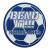 Custom 12" Soccer Ball Foam Mitt - Royal blue
