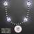 Custom LED Soccer Bead Necklace, World Cup Medallion