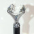 Custom Metal Twist Diamond Pen - Black with clear