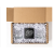 Custom 3 Piece Whiskey Gift Set - Black with clear Packaging View 