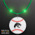 Custom Still-Light Green Beads With Baseball Medallion