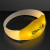 Custom Yellow LED Steady Illumination Stretch Bracelet