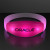 Custom Pink LED Steady Illumination Stretch Bracelet