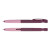 Custom Coreduo Pen - Burgundy/Rose Side View 