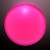 Custom Pink LED Frosted Circle Badge with Safety Pin