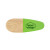 Custom Recycled PS & Bamboo Magnetic Memo Clip - Lime green