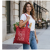 Custom Eco Foldaway Tote - Red Lifestyle View 