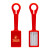 Custom Silicone Luggage Tag - Red