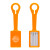Custom Silicone Luggage Tag - Orange