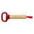 Custom Pop Top Bamboo Bottle Opener - Red