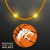 Custom Still-Light Yellow Beads With Basketball Medallion - Yellow