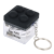 Custom Push Pop Charging Cable with Keyring & Screen Cleaner - Black 