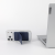 Custom Avenue Magnetic Phone Wallet & Stand - Navy Blue Lifestyle View 