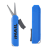 Custom Slim Trim Folding Travel Scissors - Blue 