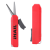 Custom Slim Trim Folding Travel Scissors - Red