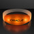 Custom Orange LED Steady Illumination Stretch Bracelet